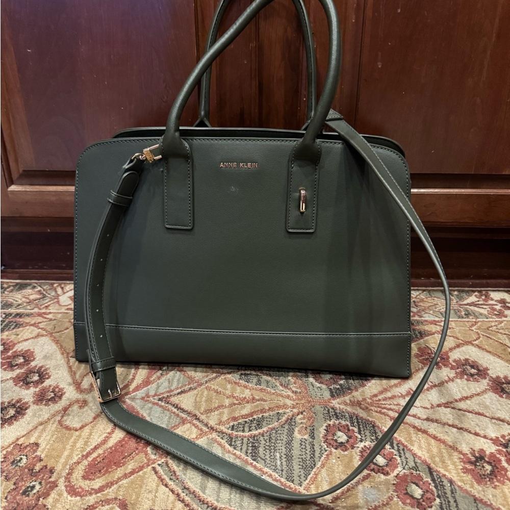 Anne Klein Olive Satchel Bag